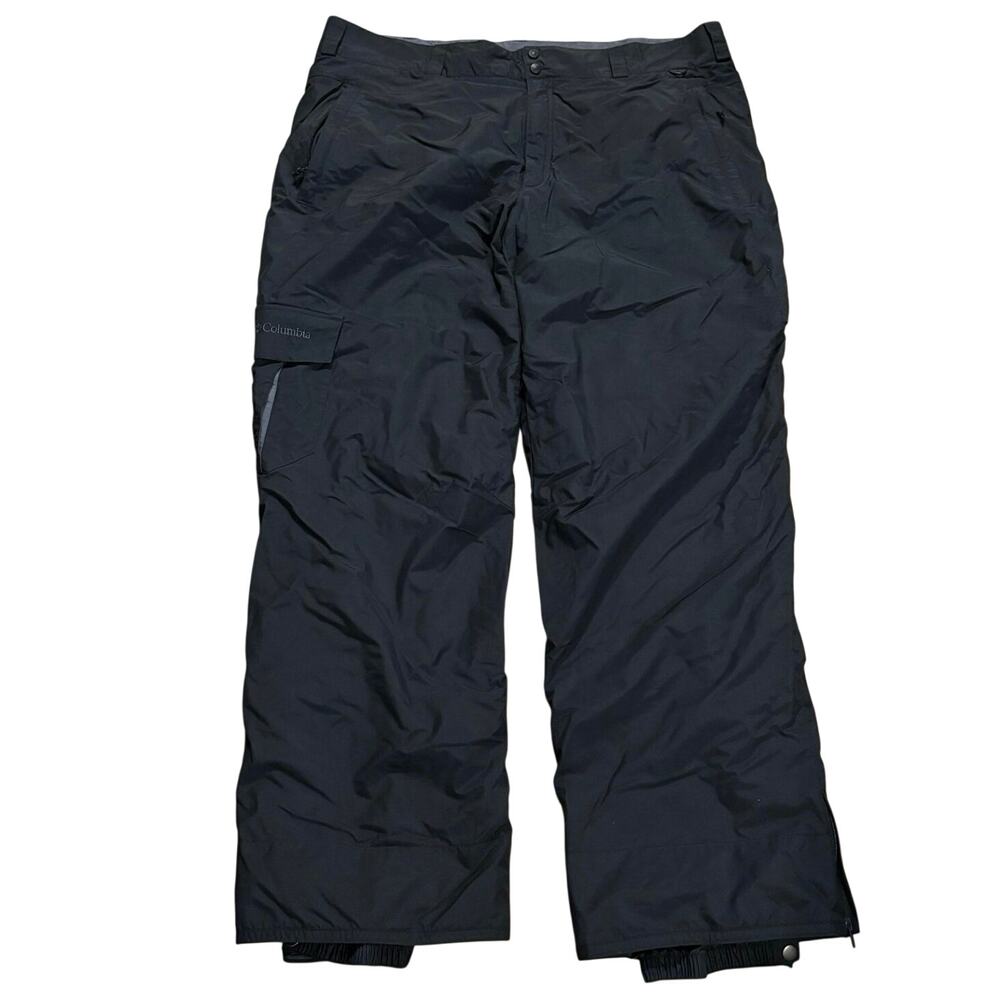 Columbia Men’s Size XXL Omni Tech Insulated Ski Pants Snow Waterproof Black - Picture 1 of 6